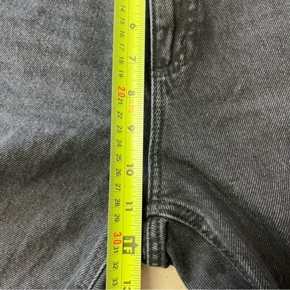 Dynamite Claudia Mom Ultra High Rise Black Denim Ankle Jeans - Picture 12 of 14